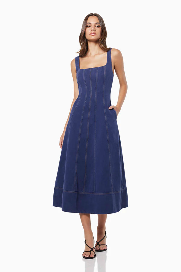 Danielle | Women's Stylish Graphic Midi Dress