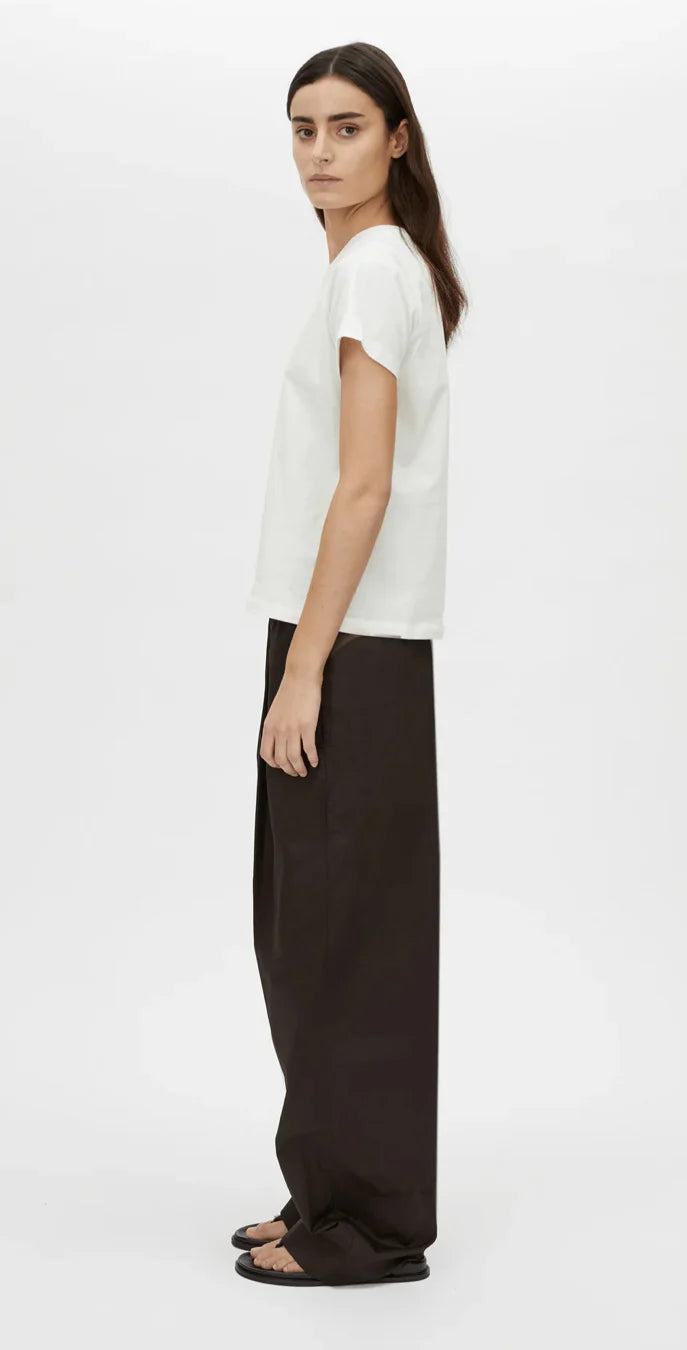 CAMILLA AND MARC - Janice Neat Fit Logo Tee in White