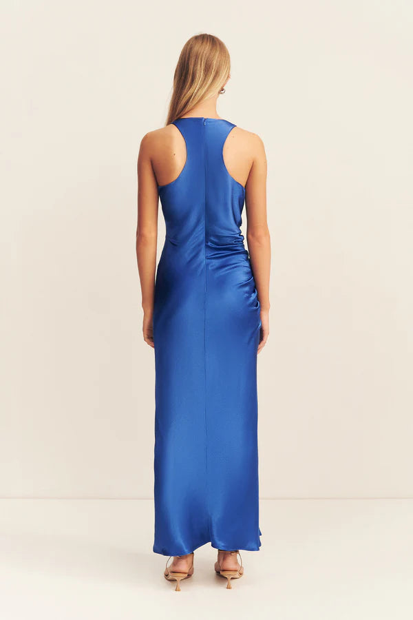 SHONA JOY - Tatum Racer Back Midi Dress - Ultramarine