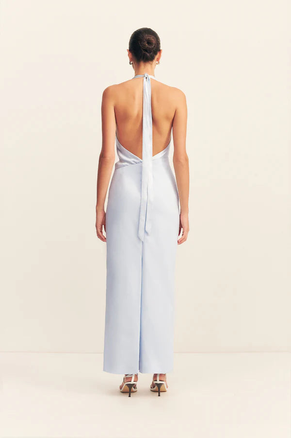 SHONA JOY Dillon Cowl Neck Maxi Dress-seabreeze