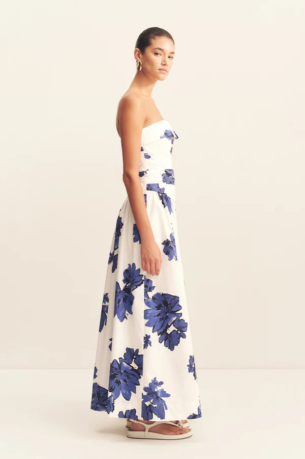 SHONA JOY Enya Srapless Maxi Dress-midnight wallflower