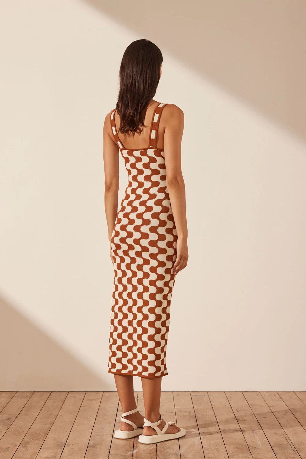 Shona Joy Incanto Twist Front Midi Dress
