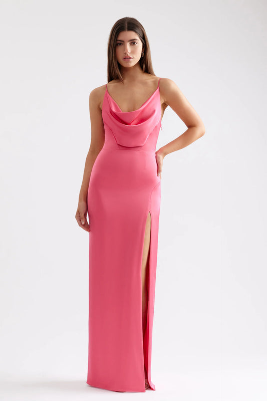 LEXI Marion Dress-deep pink