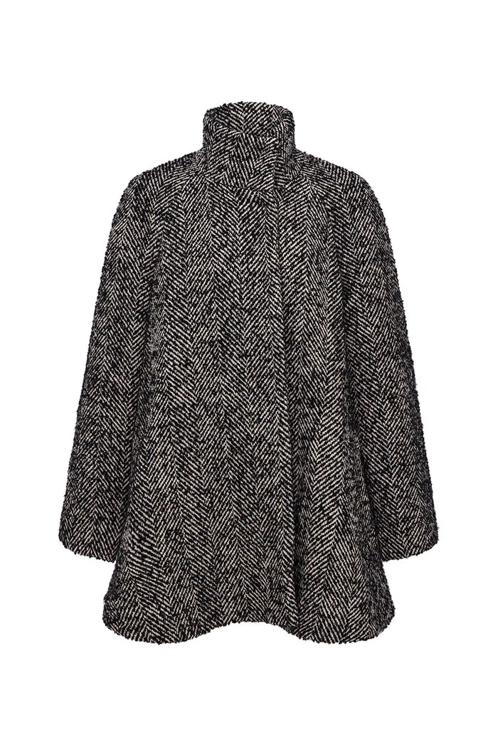 MANNING CARTELL - Time After Time Coat in Black/Stone