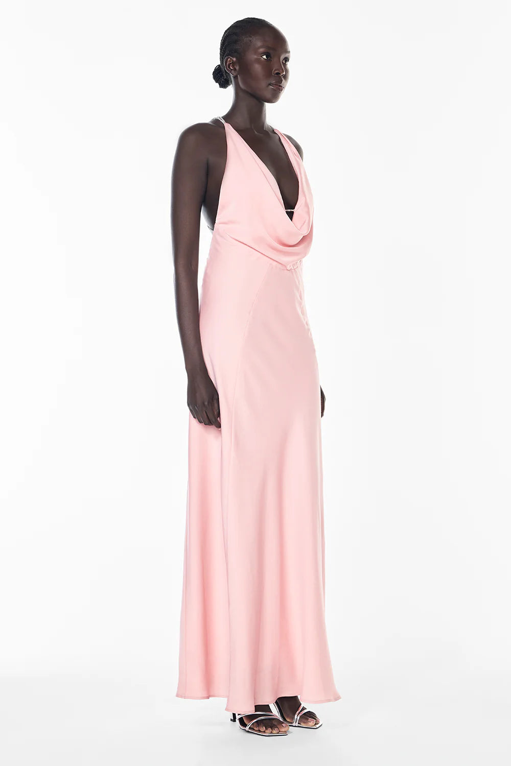 MANNING CARTELL First Dance Cowl Dress-pastel pink