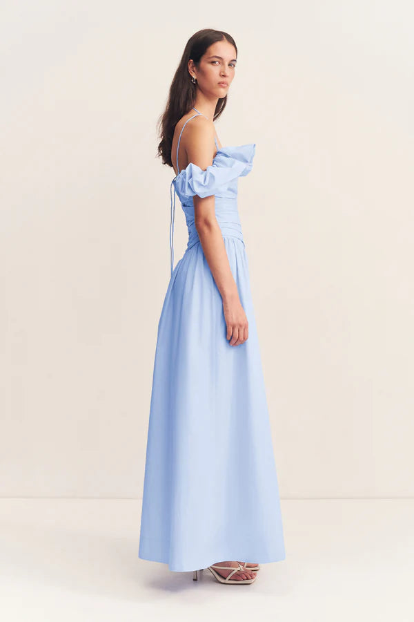 SHONA JOY - Maiori Bubble Sleeve Maxi Dress