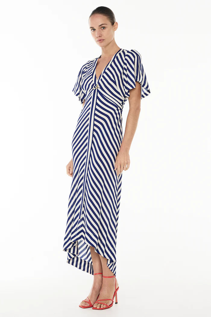 MANNING CARTELL Riviera Stripe Dress-blue multi