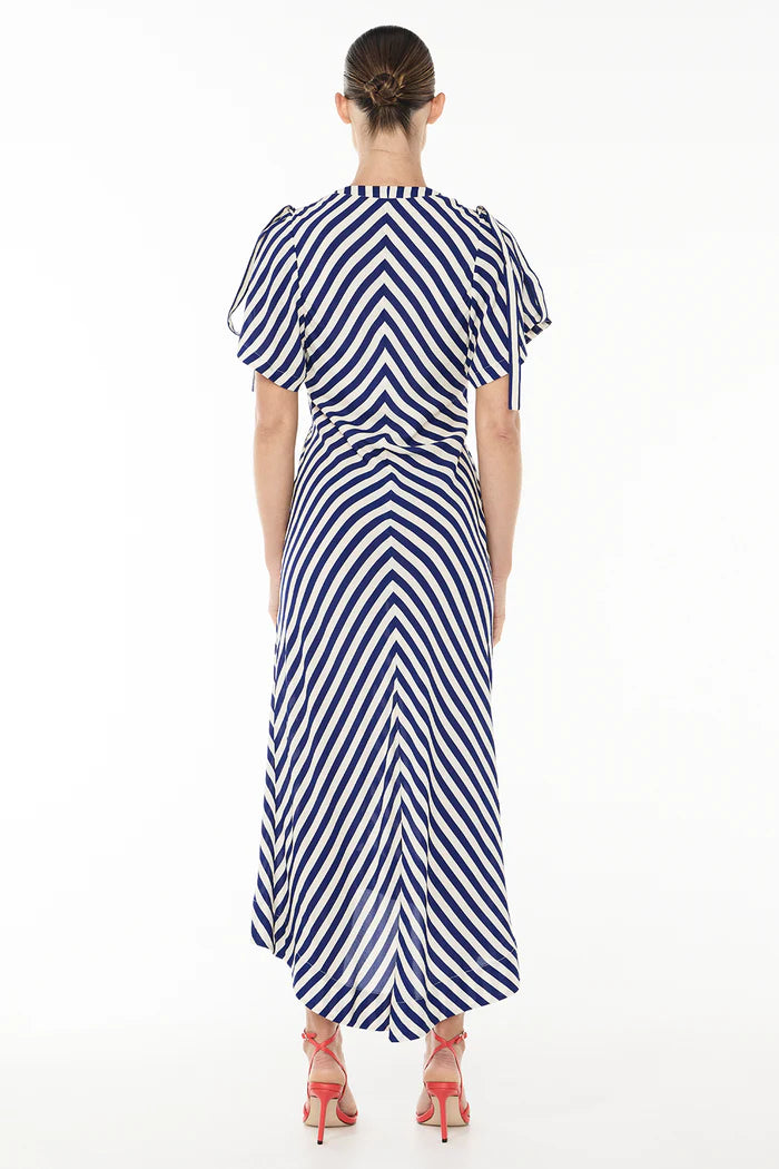 MANNING CARTELL Riviera Stripe Dress-blue multi