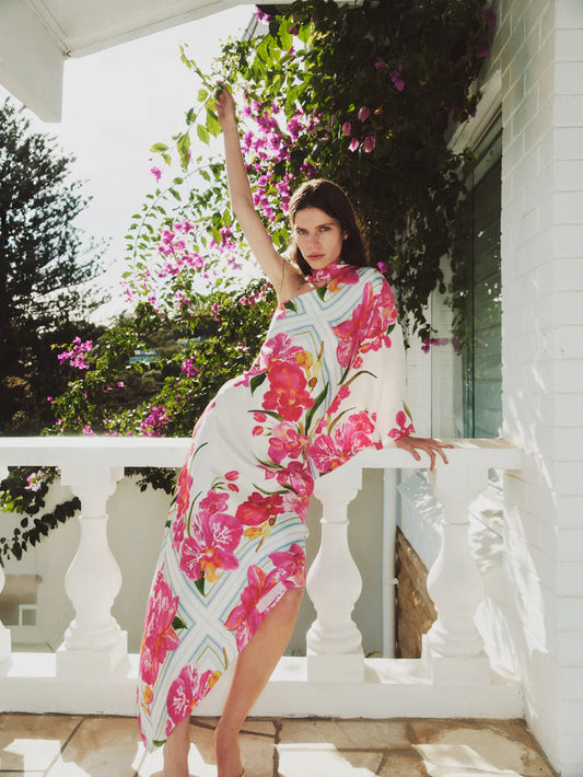 MANNING CARTELL Take Me There Dress-scarf floral