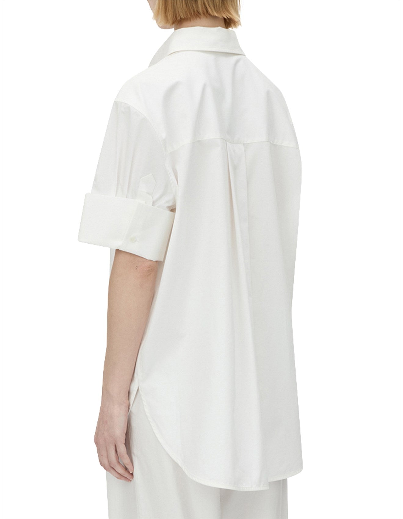 CAMILLA AND MARC Winslow Short Sleeve Shirt in Soft White