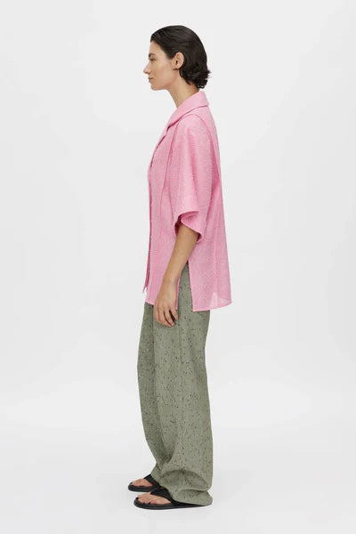 CAMILLA AND MARC Merle Short Sleeve Shirt-rose