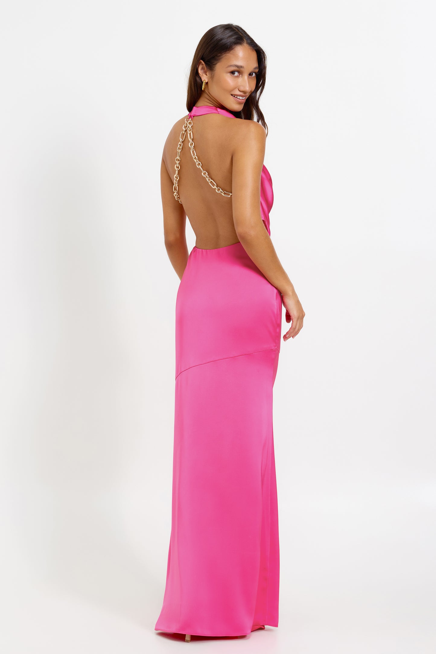 LEXI Silvana Dress-hot pink