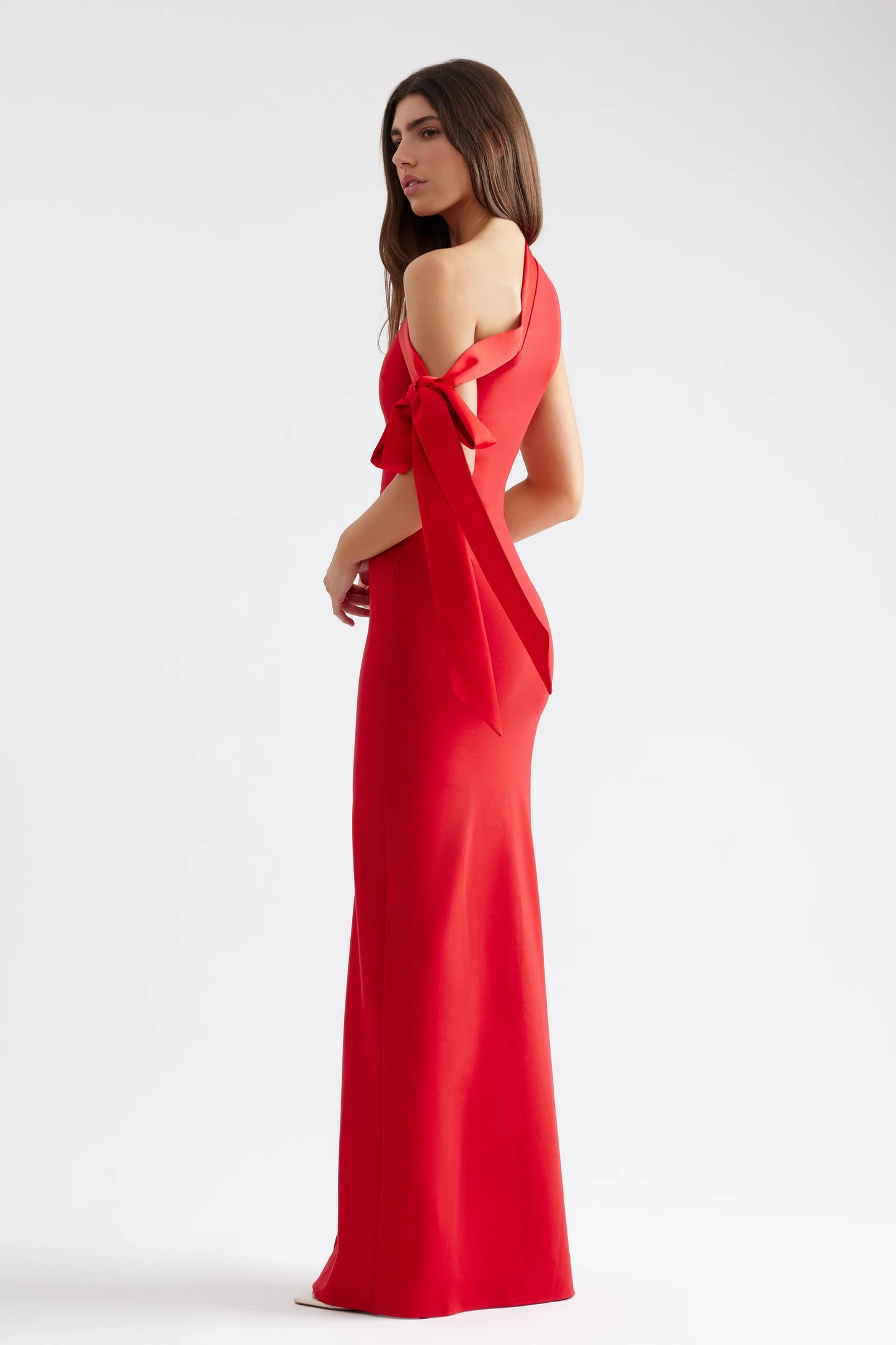LEXI Sidney Dress- Deep Red