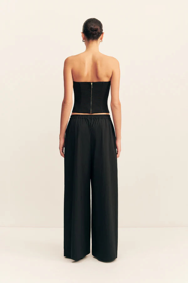 SHONA JOY Oakley Corset Top-black