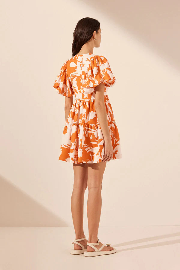 SHONA JOY Casa Short Sleeve Mini Dress