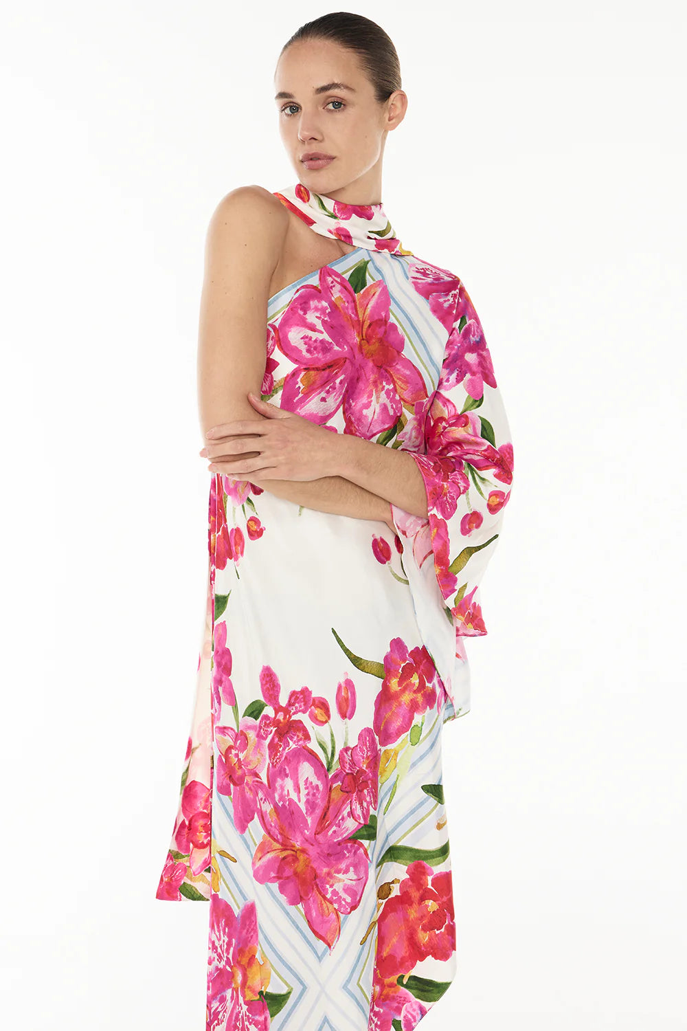 MANNING CARTELL Take Me There Dress-scarf floral