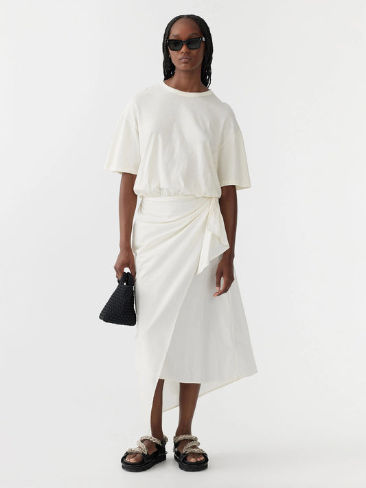 BASSIKE Wrap detail s/s Dress