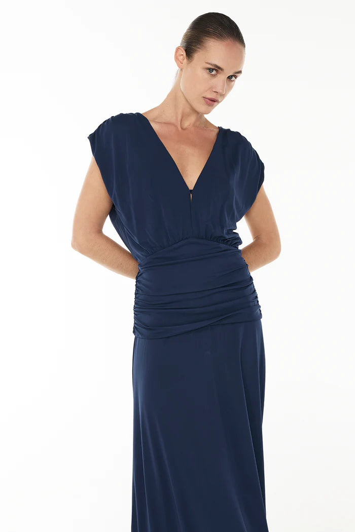 MANNING CARTELL Marine Dream V Neck Dress-ink