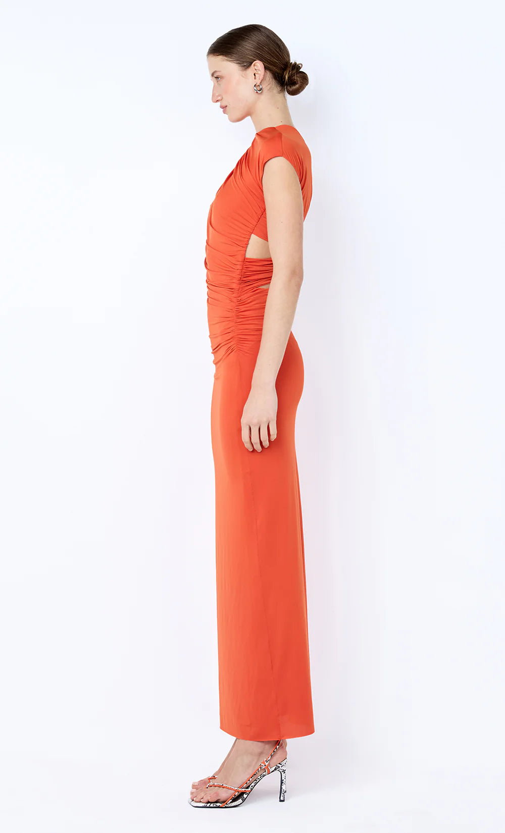 BEC + BRIDGE - Solenne Twist Dress in Persimmon