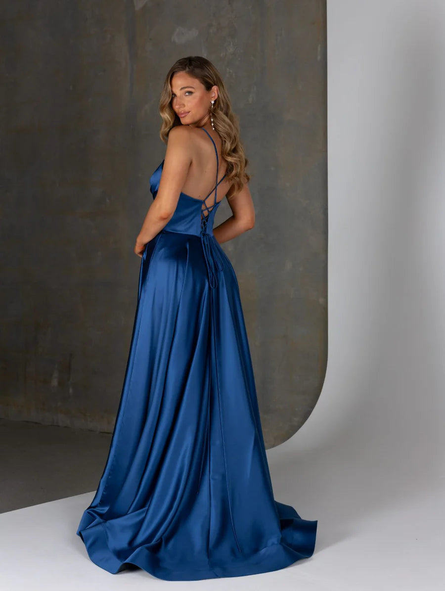 TANIA OLSEN Annika Formal Dress-navy