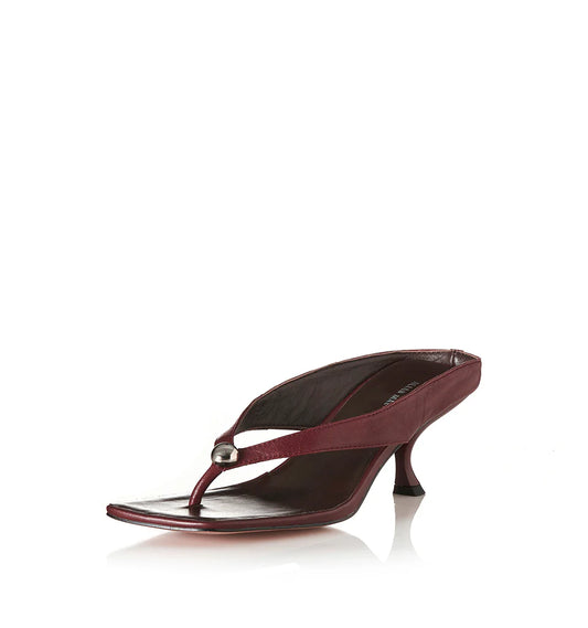 ALIAS MAE Aria Heel-burgundy oily leather