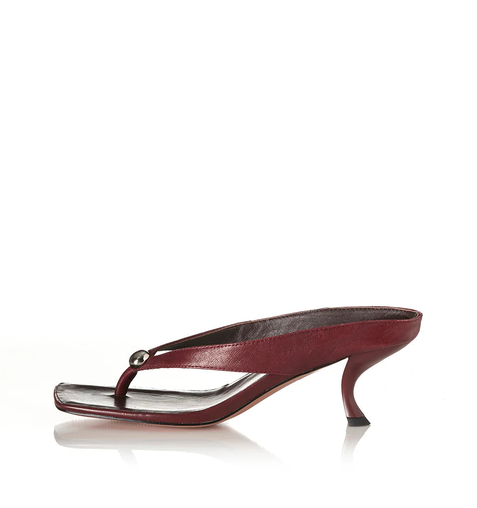 ALIAS MAE Aria Heel-burgundy oily leather