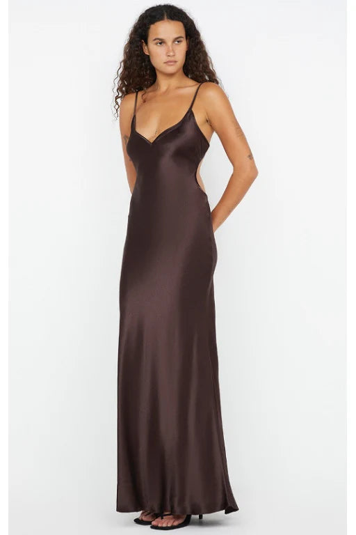 BEC + BRIDGE Sol tie maxi-chocolate