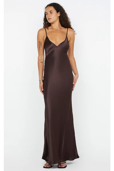 BEC + BRIDGE Sol tie maxi-chocolate