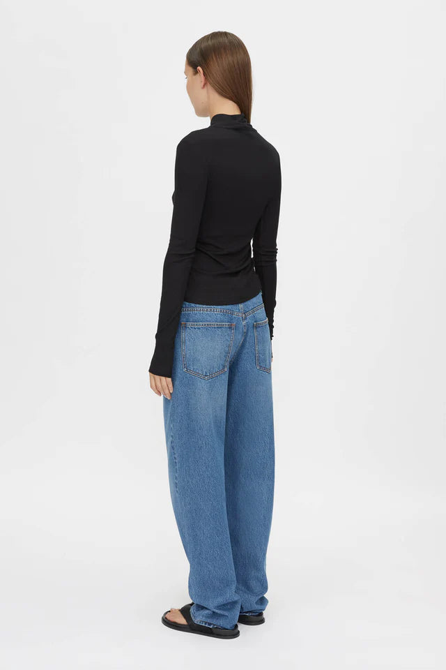 CAMILLA AND MARC Axial long sleeve top-black