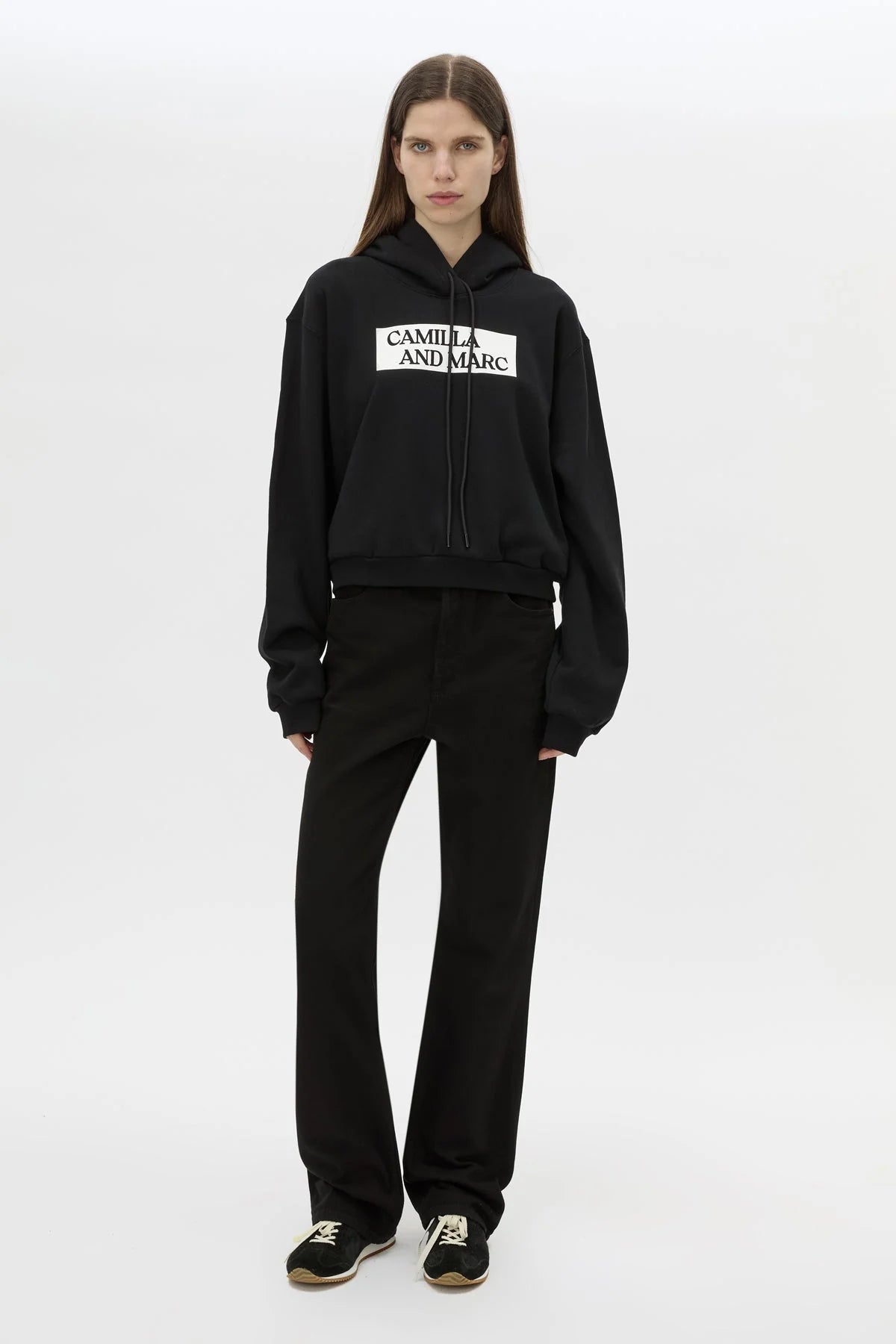 CAMILLA AND MARC - Carmont Graphic Hoodie in Black