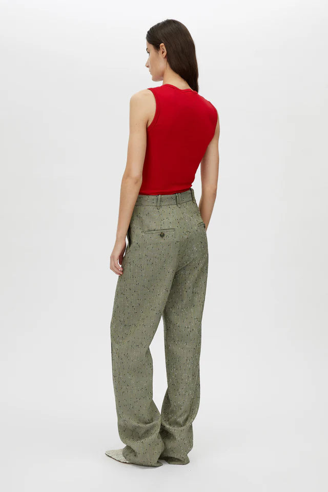 CAMILLA AND MARC Nora Crew Tank-ruby red