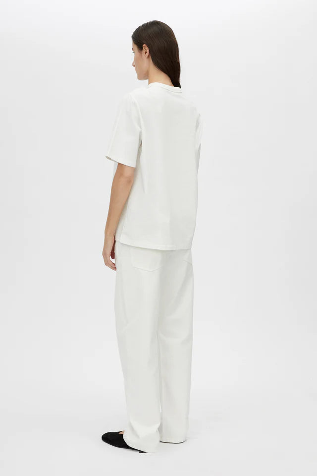 CAMILLA AND MARC Rigel Logo Tee-soft white