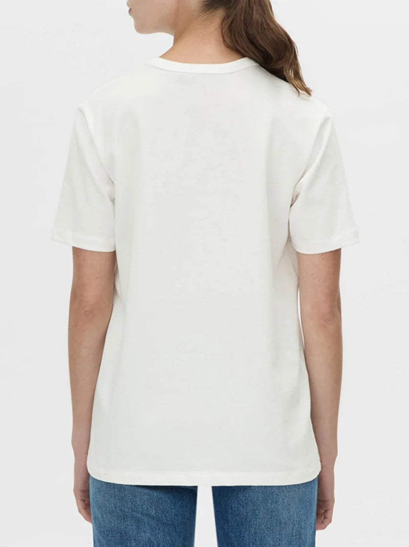 Camilla and Marc - Wilde Print Tee IN SOFT WHITE/BLACK