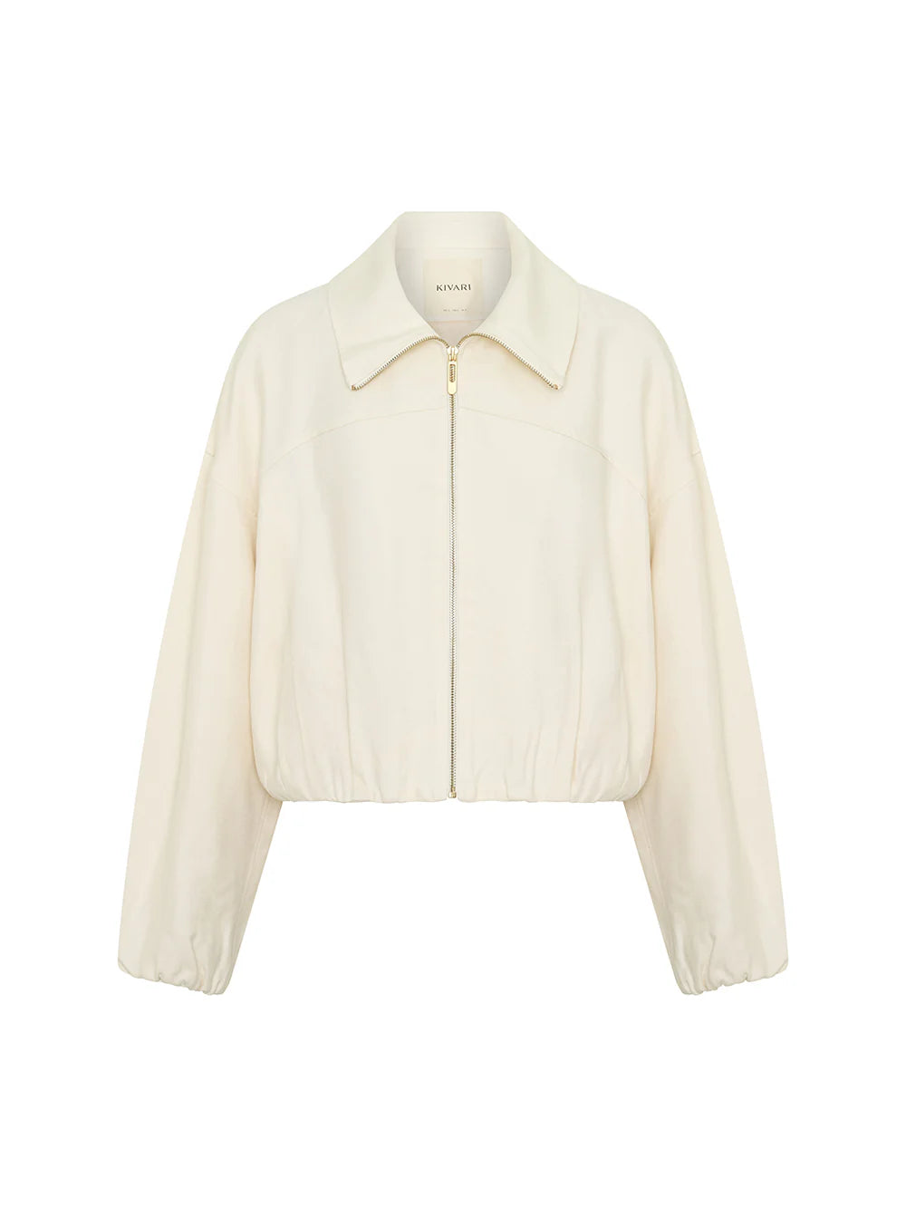 KIVARI - Cass Cropped Jacket in Cream