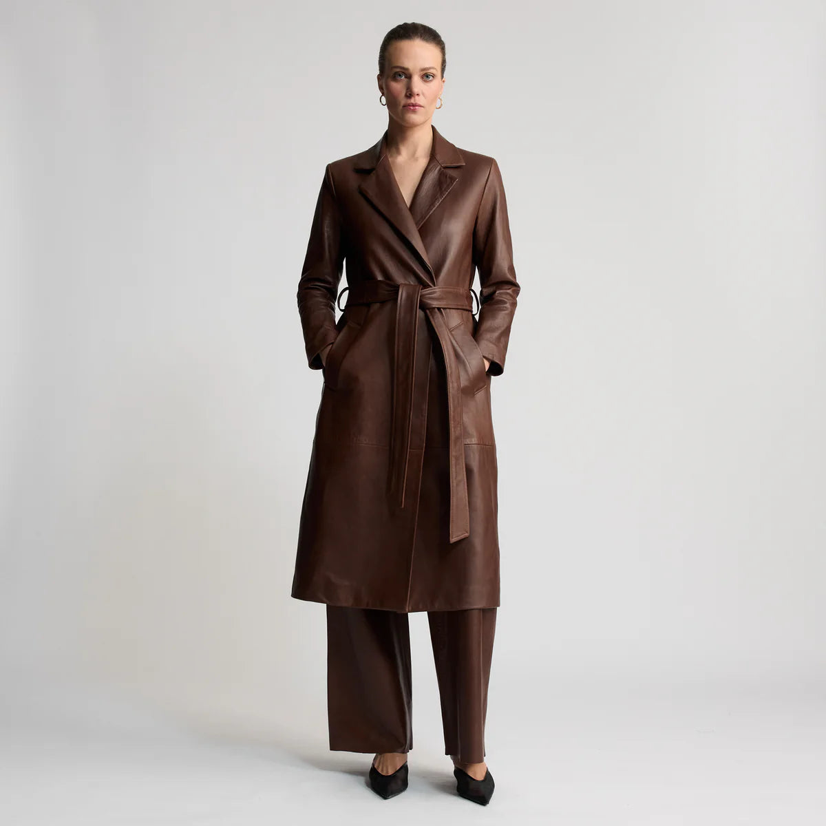 RAW BY RAW Chestin Trench coat-chestnut