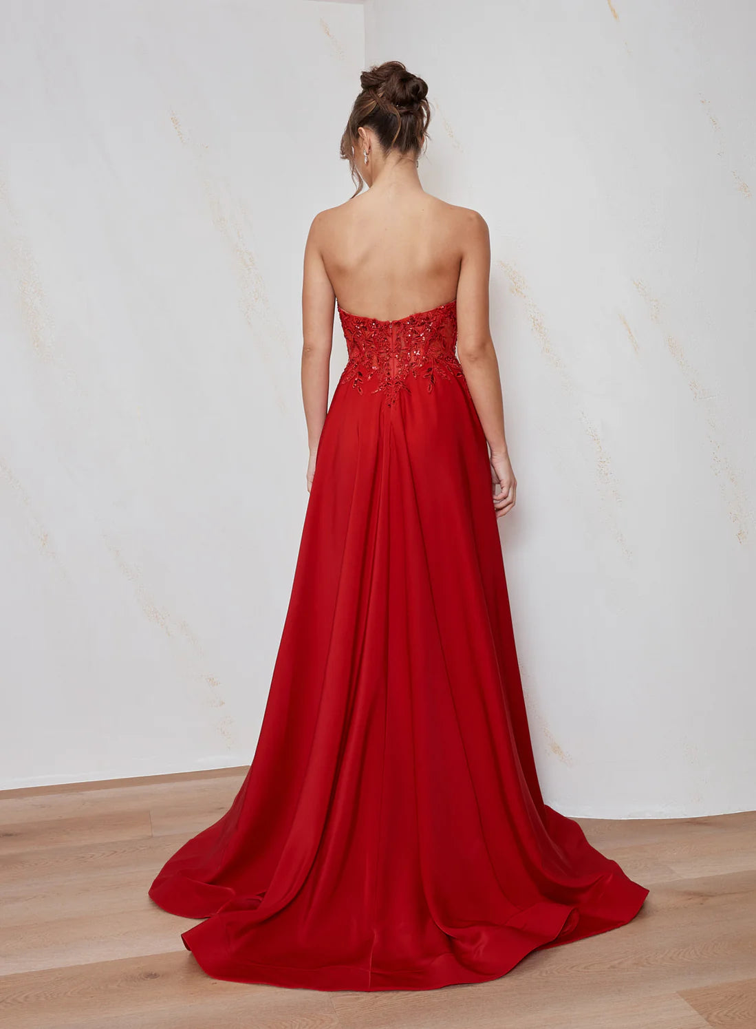 TANIA OLSEN - Clarisse Dress in Red