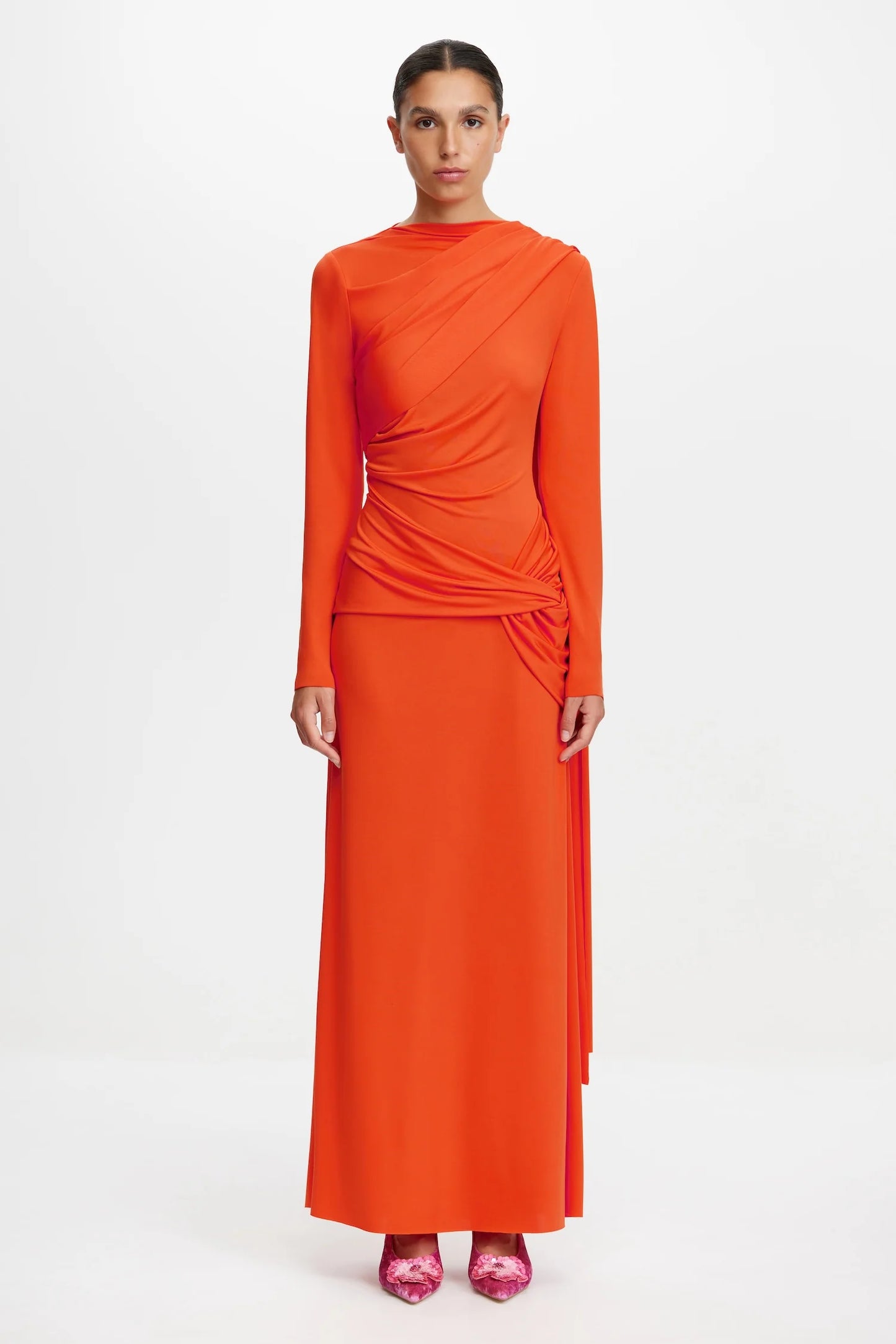 ACLER Catherinson Maxi Dress-rosso
