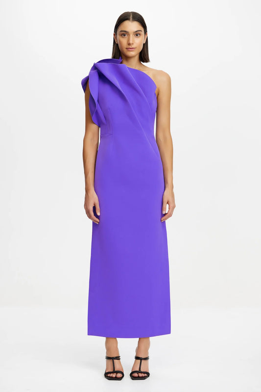 ACLER Hawkley Midi Dress-azure purple