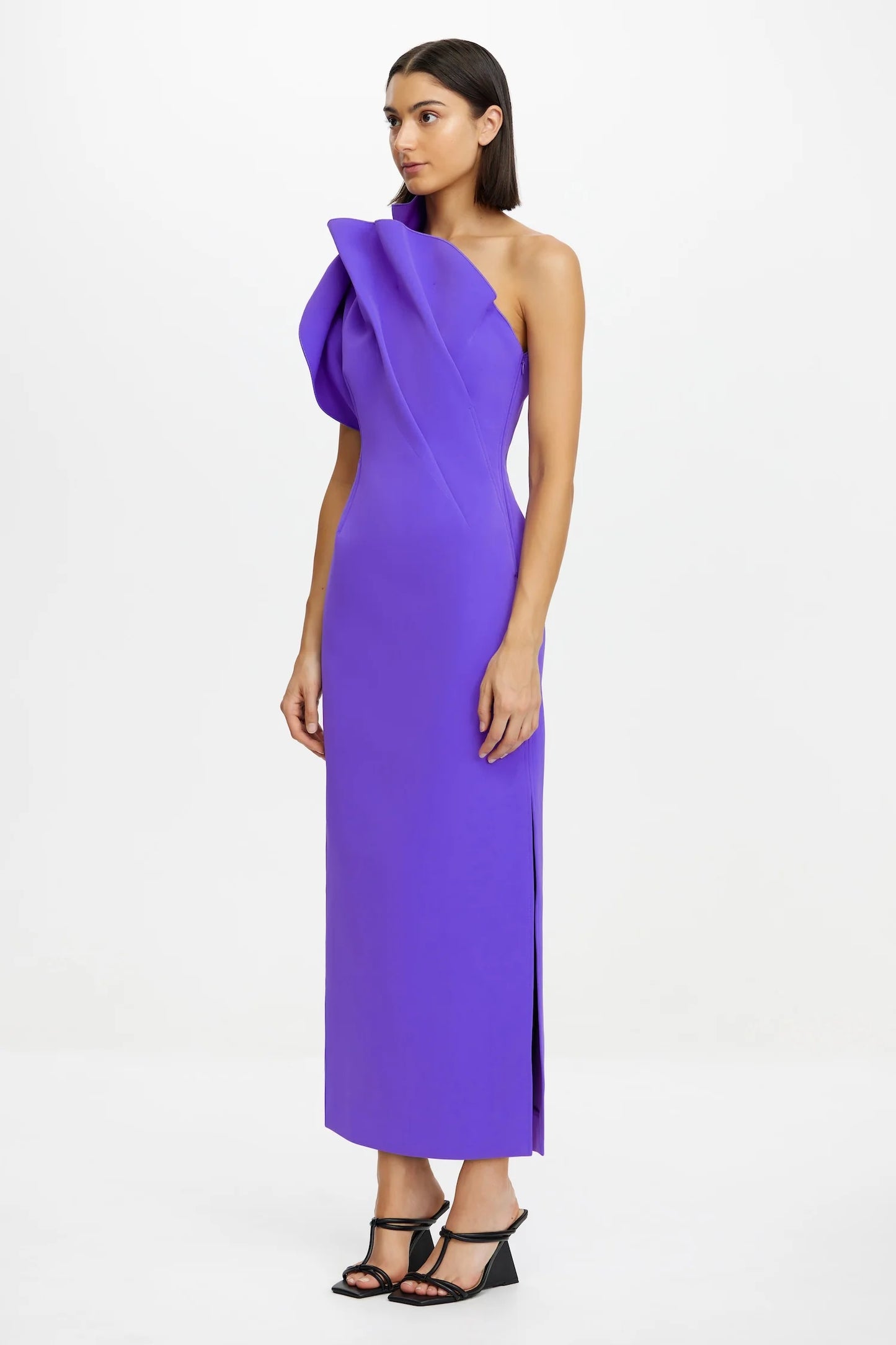 ACLER Hawkley Midi Dress-azure purple