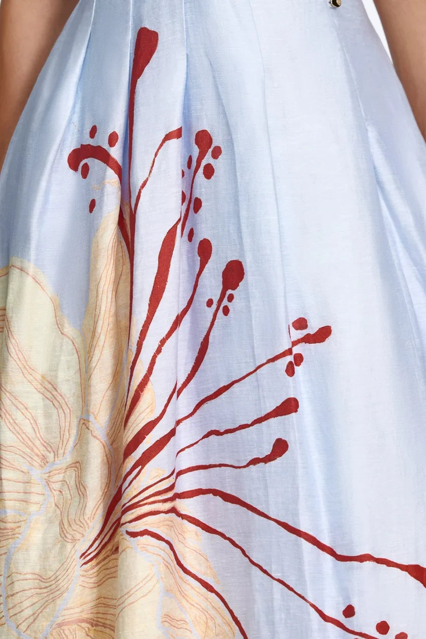 ACLER Huxtable Maxi Dress in Sky Bloom