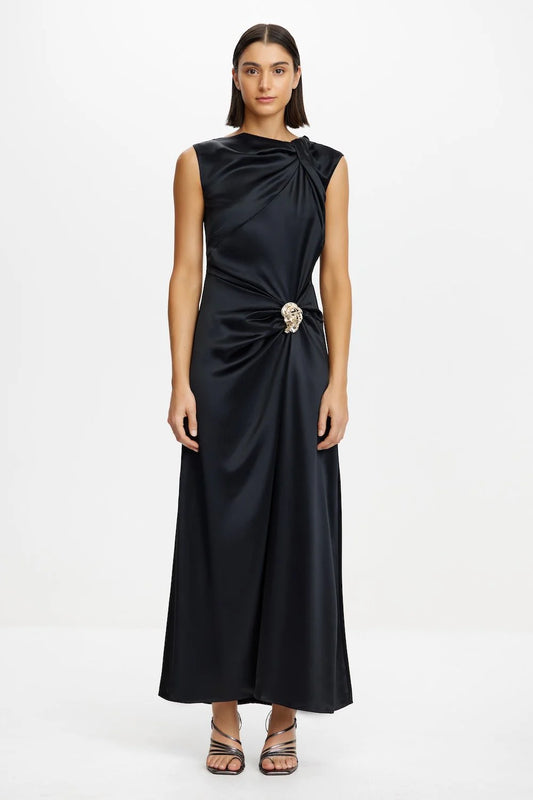 ACLER - Redman Maxi Dress - Black