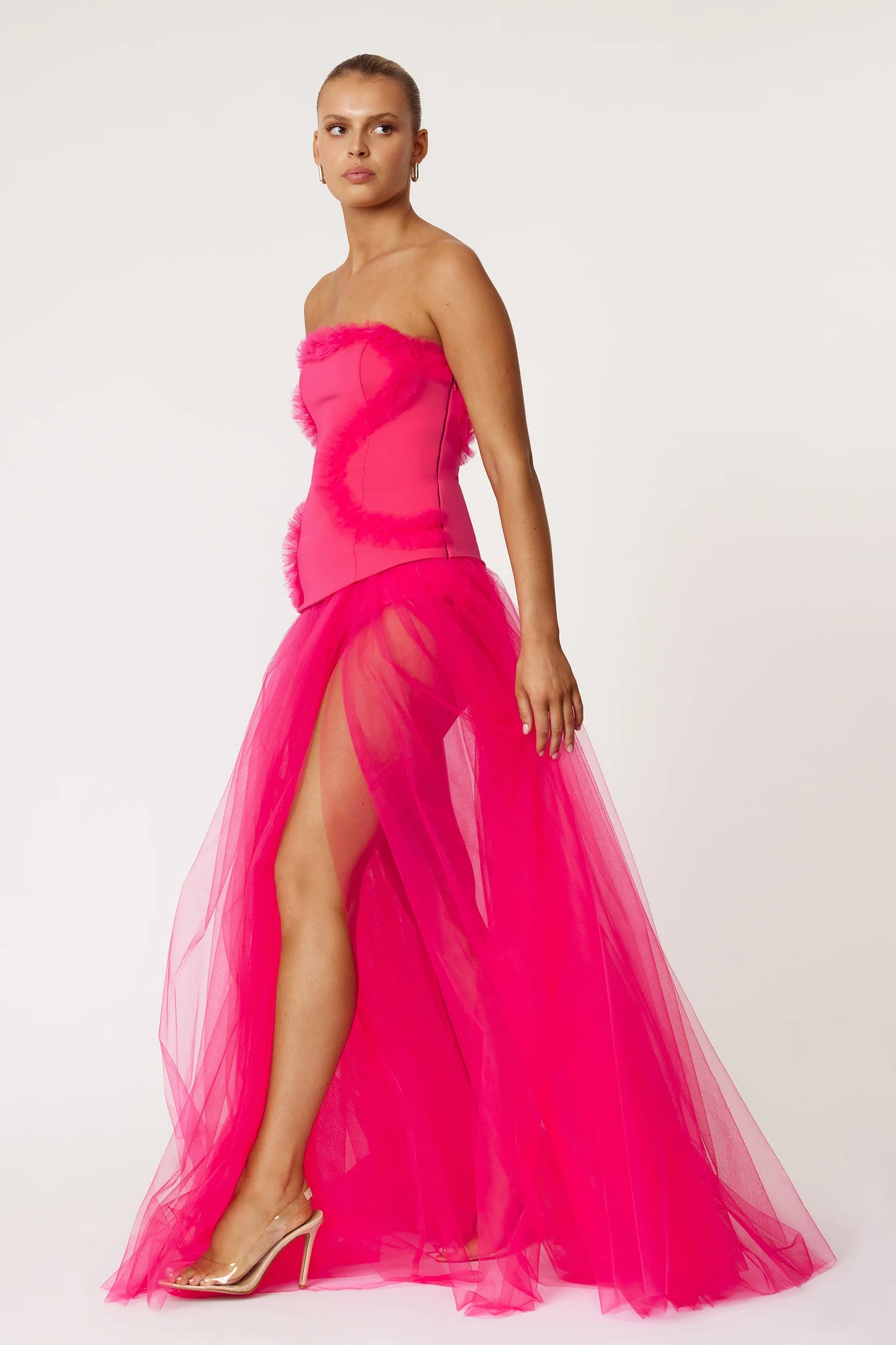 LEXI Emilie Dress - Raspberry