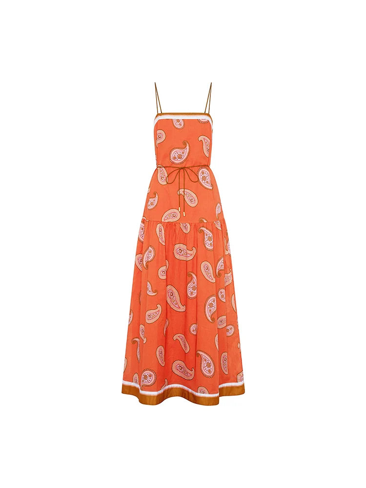 KIVARI - Ezra Maxi Dress IN CORAL