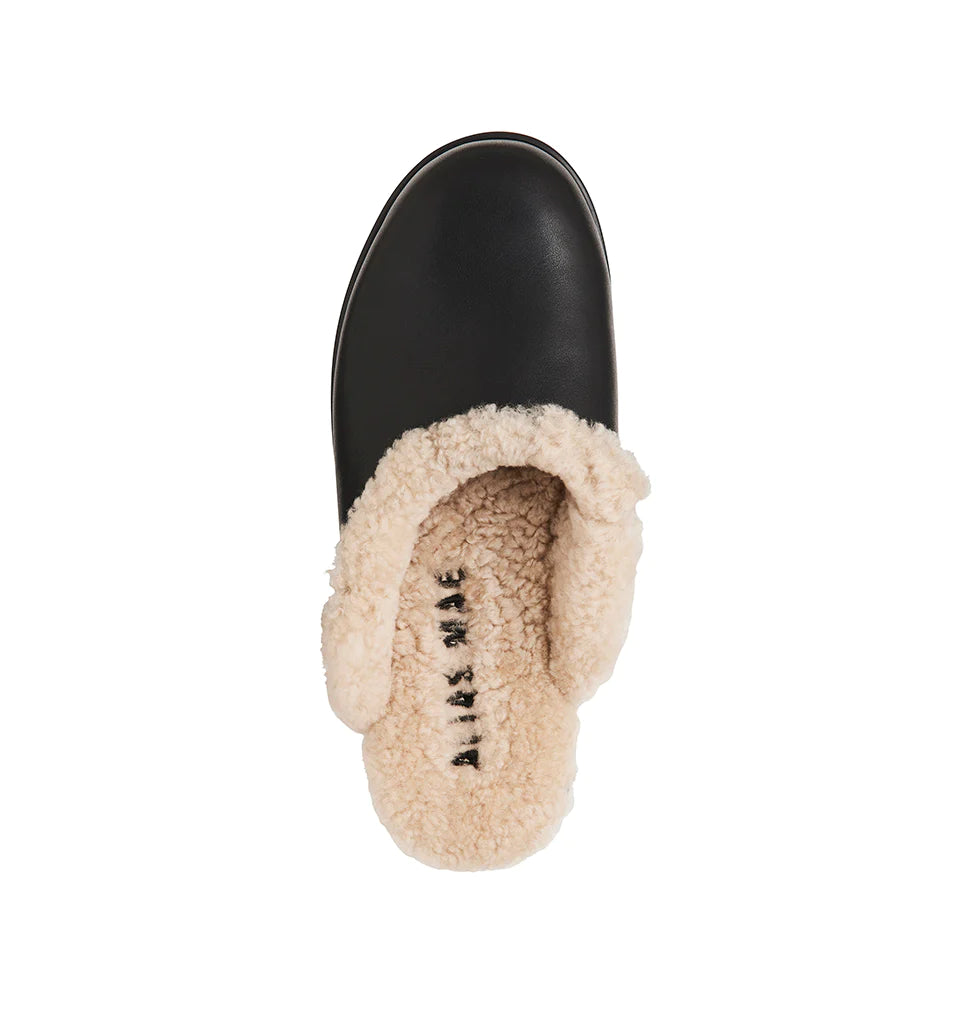 ALIAS MAE - Ferris in Black Shearling
