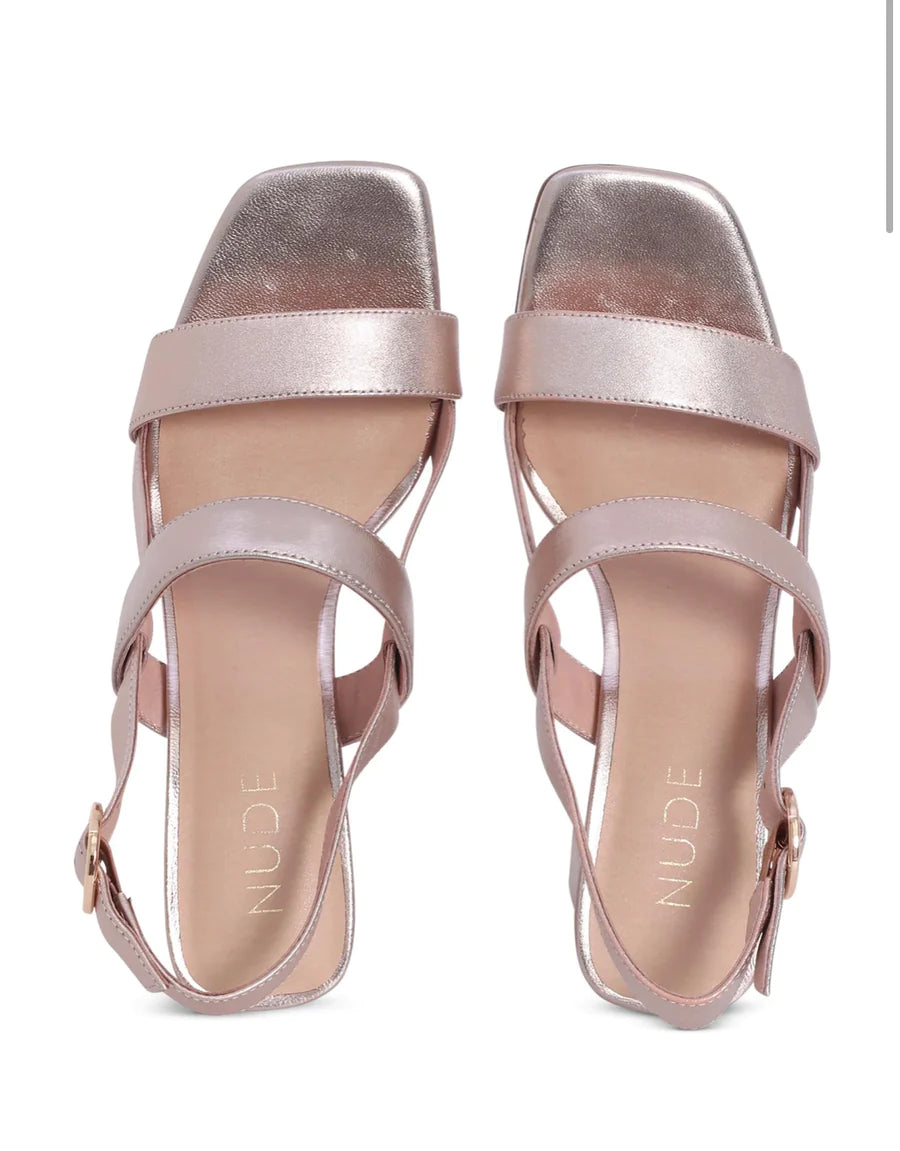 NUDE FOOTWEAR Cheyenne - Rose Gold