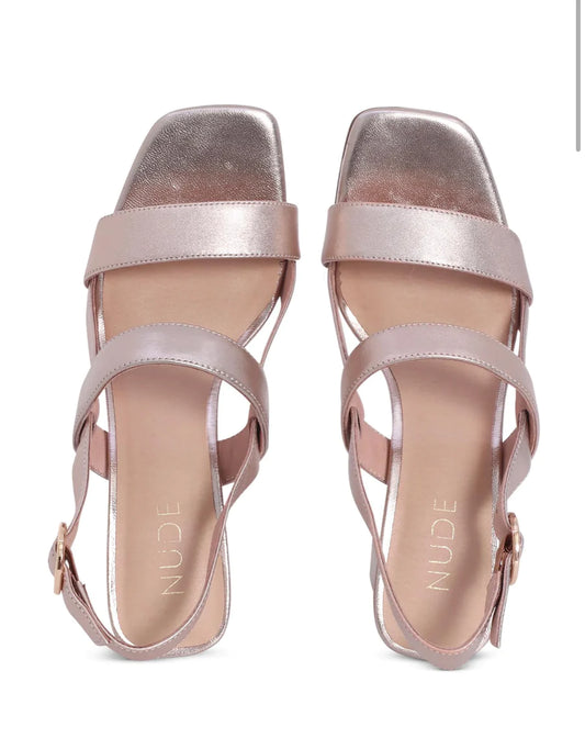 NUDE FOOTWEAR Cheyenne - Rose Gold