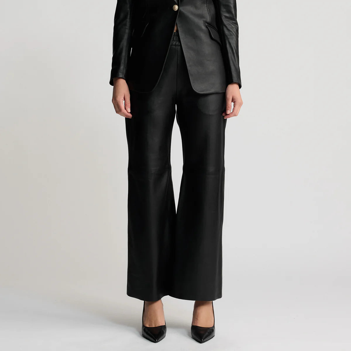 RAW BY RAW Chicago Wide Leg Pant-black