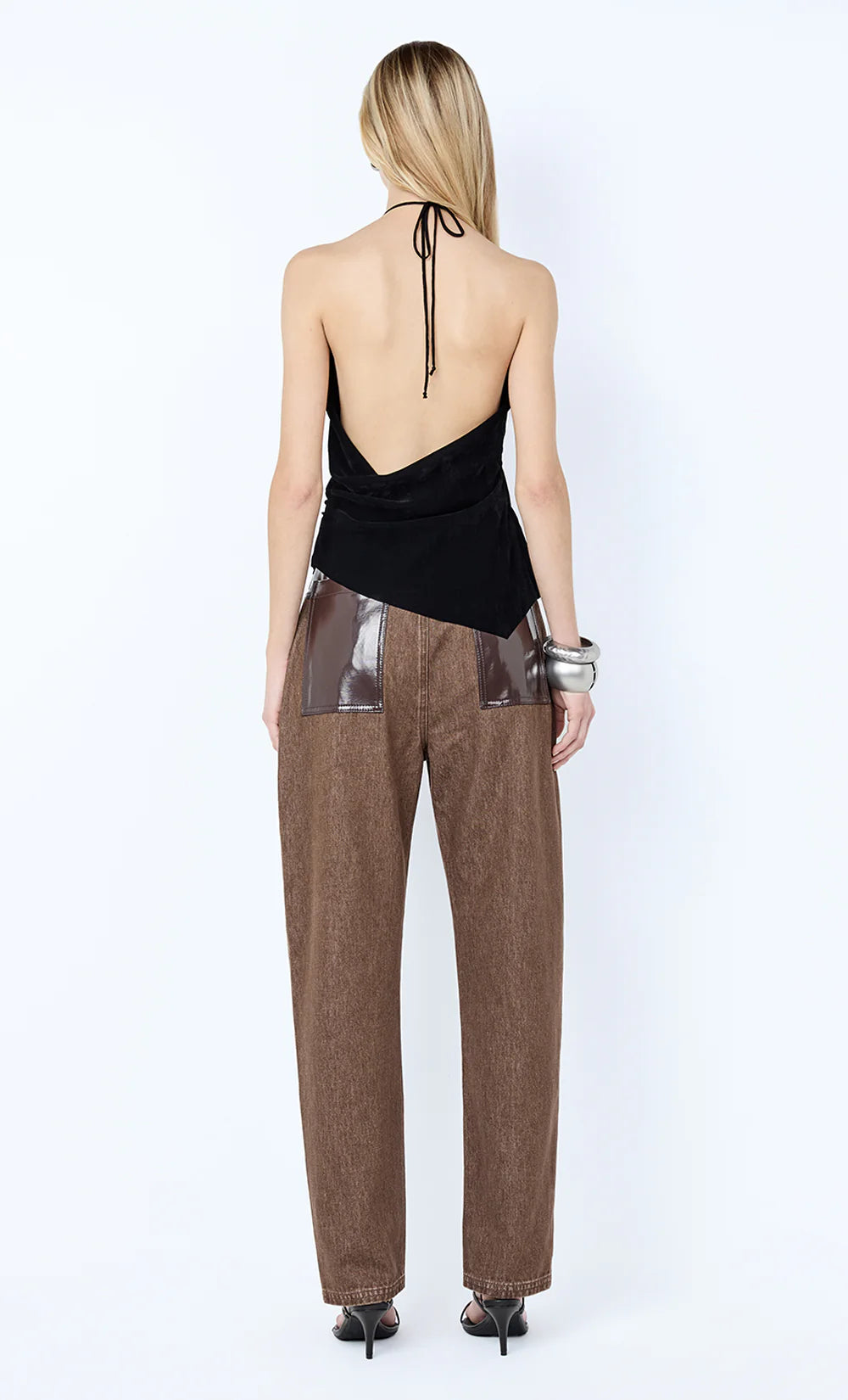 BEC + BRIDGE - Kinley Contrast Jean in Chocolate