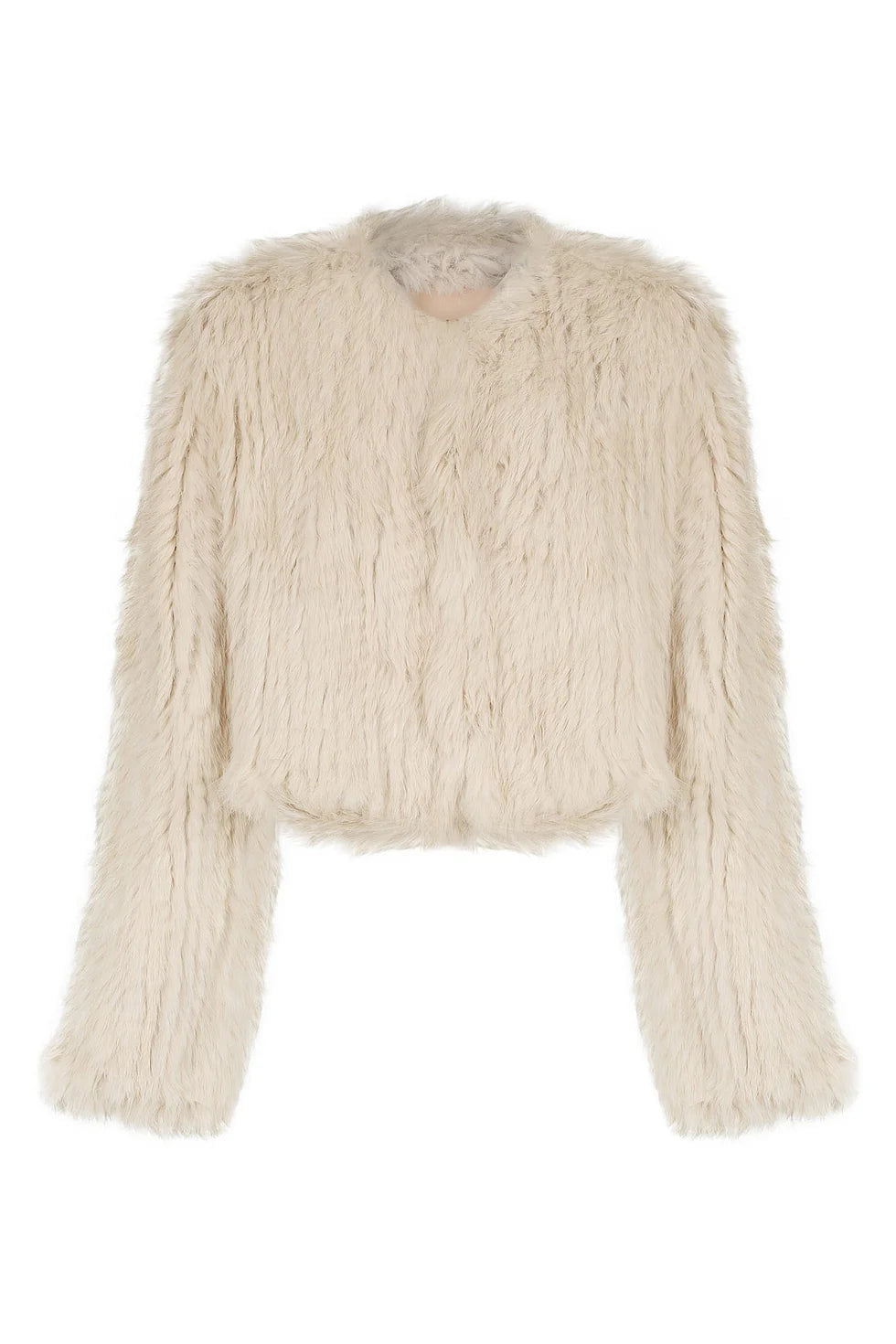 BUBISH - Lola Crop Jacket - Oatmeal