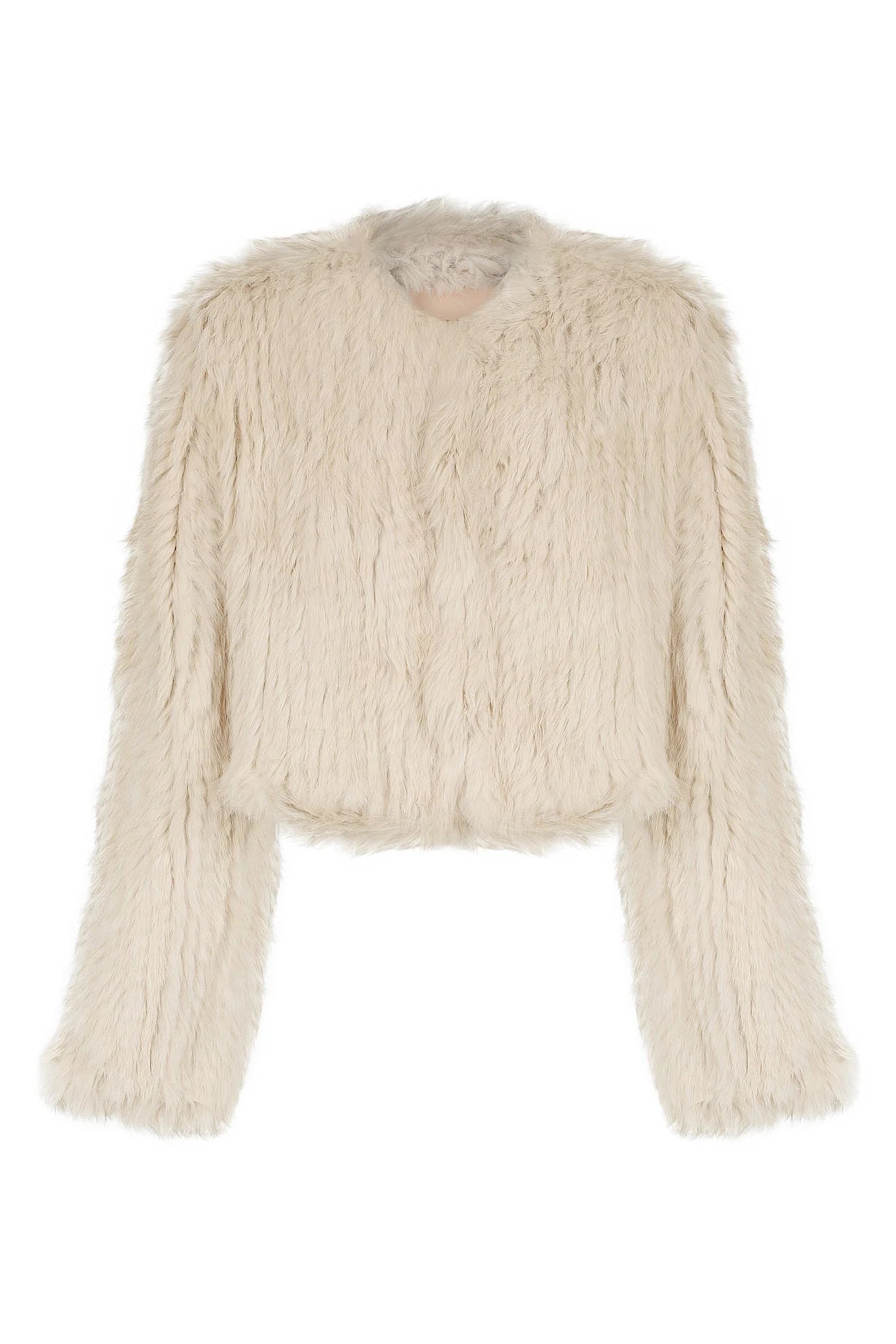 BUBISH - Lola Crop Jacket - Oatmeal